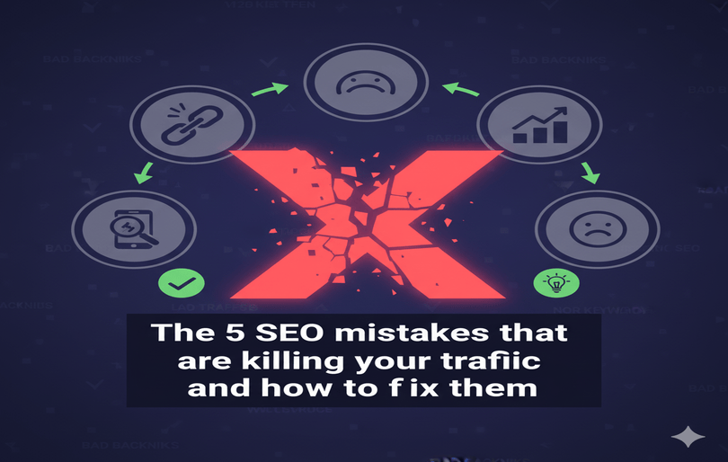 The 5 SEO mistakes that are killing your traffic and how to fix them