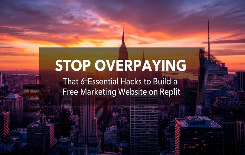 Stop Overpaying: The 6 Essential Hacks on how to build a website in five minutes.